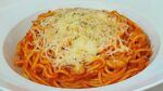 Como hacer espaguetis con tomate frito