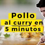 Arroz pollo curry leche coco