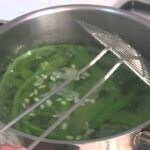 Cocer judías verdes agua fría