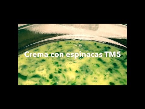 Aprende a preparar deliciosas espinacas a la crema con Thermomix de Juani
