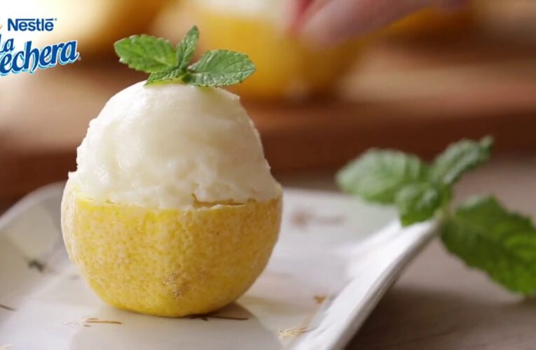 Deliciosos helados de limón con leche condensada: la receta definitiva