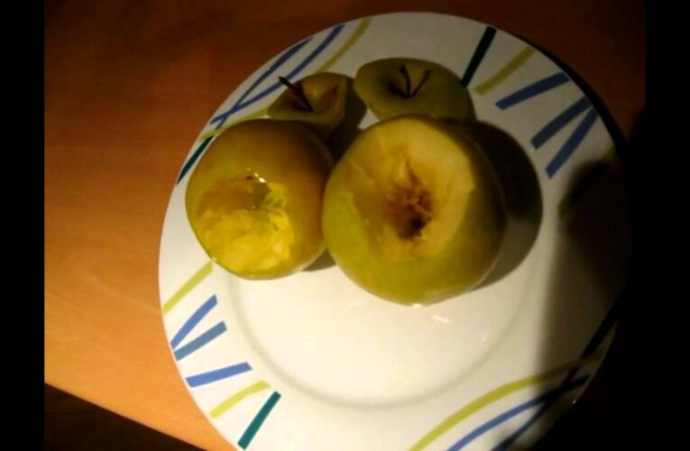 Elimina la diarrea fácilmente con manzana asada en microondas