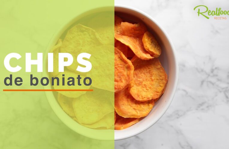 Prepara en minutos unos deliciosos chips de boniato al microondas