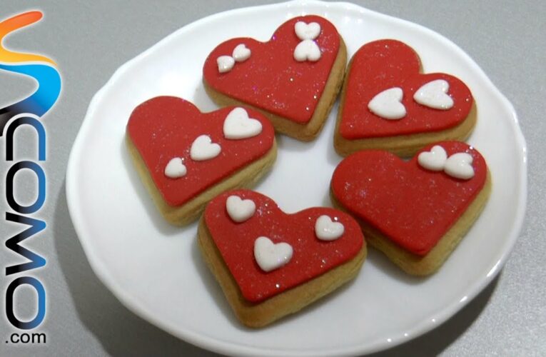 ¡Sorprende a tu pareja con galletas en forma de corazón!